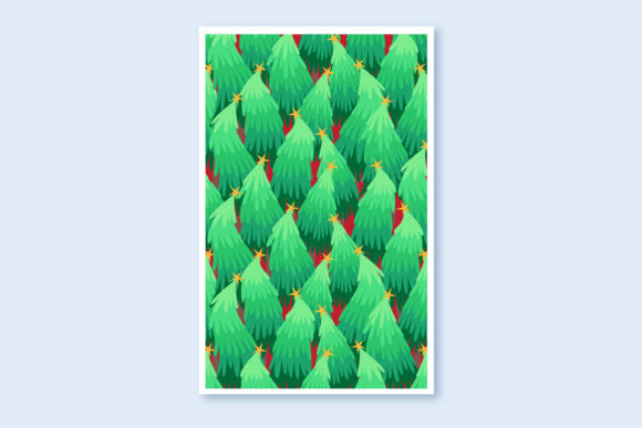Christmas Card Minimalist Design for Modern Illustrations