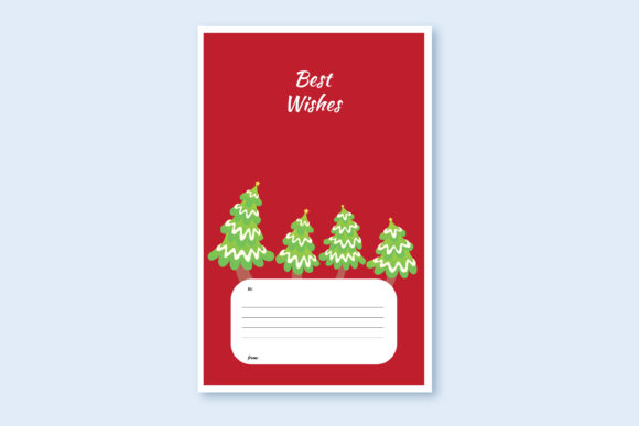 Christmas Card Minimalist Design Templa for Local Branding