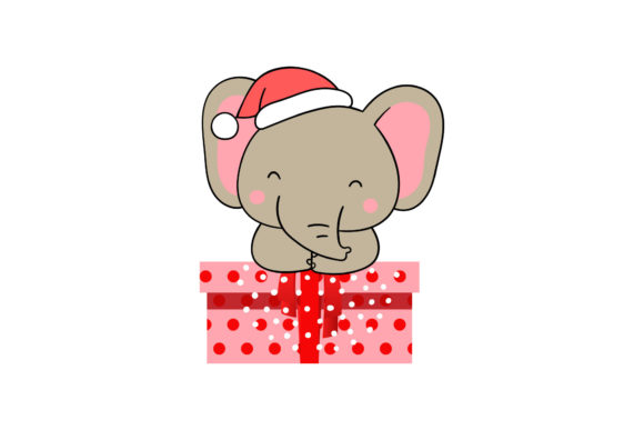 Christmas Gifts Animal Illustrations for Crafting