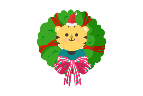 Christmas Wreath with Animal Illustration Review