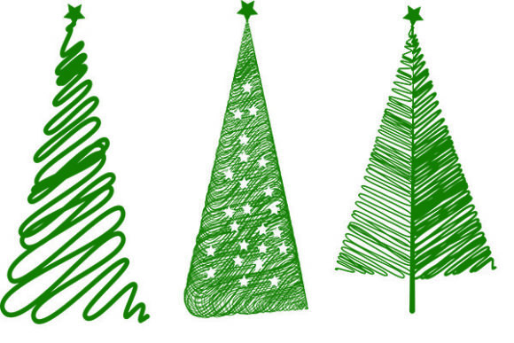 Set of Christmas Trees Embroidery Review
